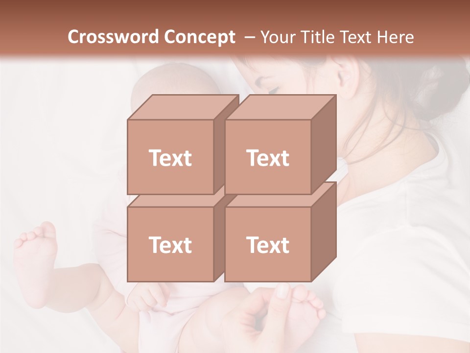Looking Mama Childhood PowerPoint Template