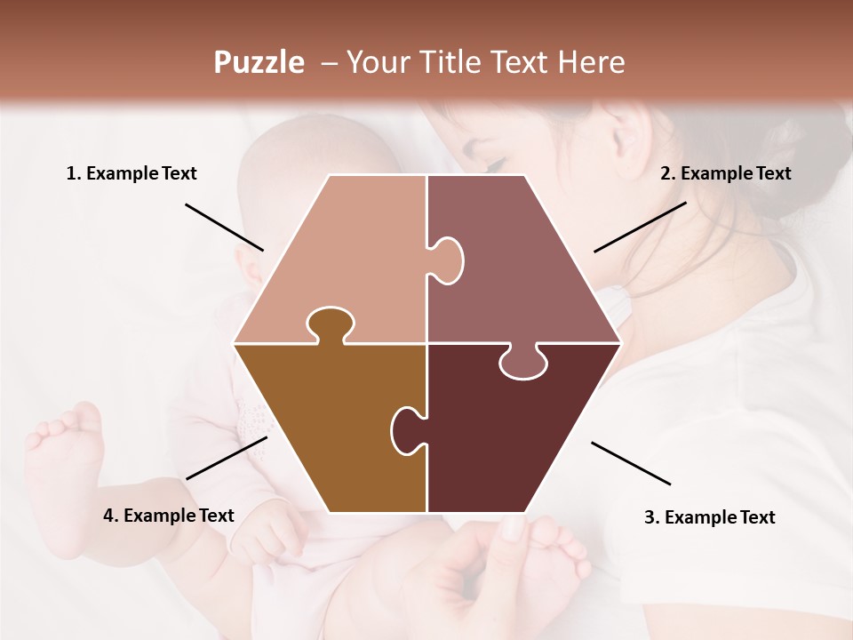 Looking Mama Childhood PowerPoint Template