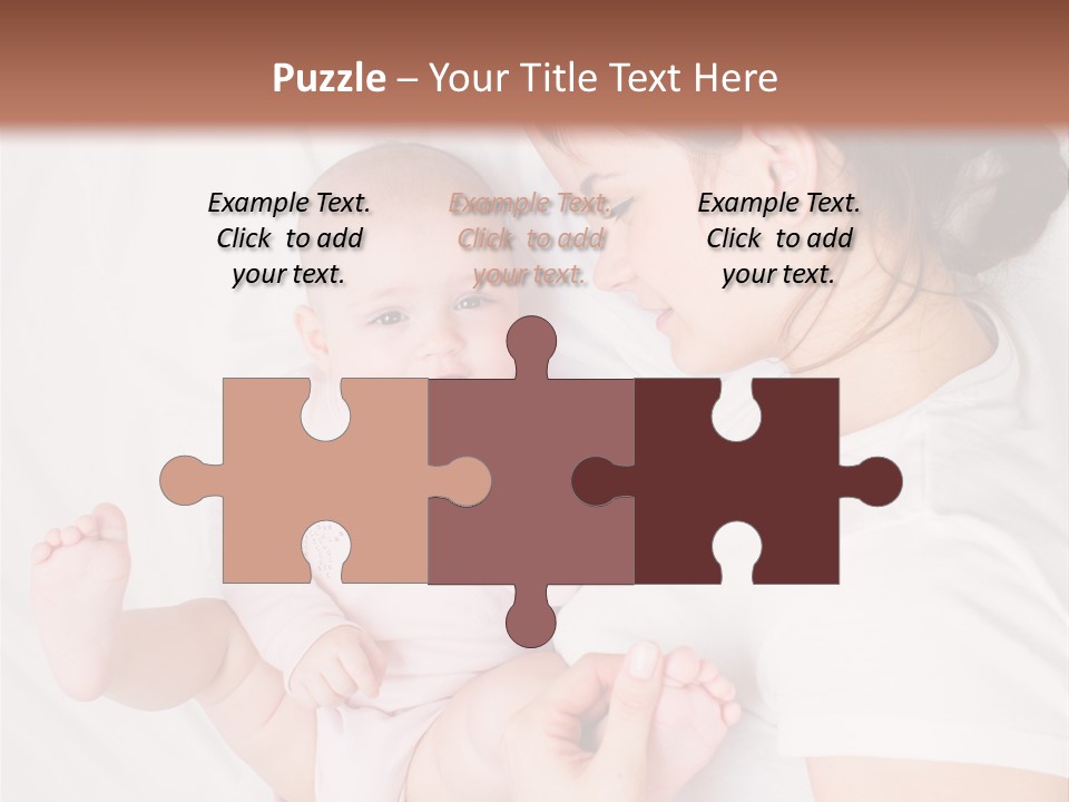 Looking Mama Childhood PowerPoint Template