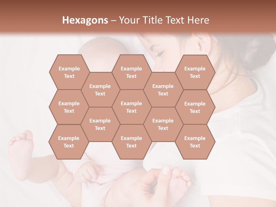 Looking Mama Childhood PowerPoint Template