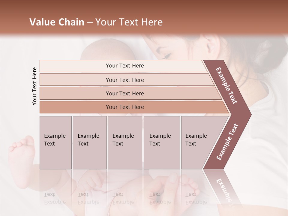 Looking Mama Childhood PowerPoint Template