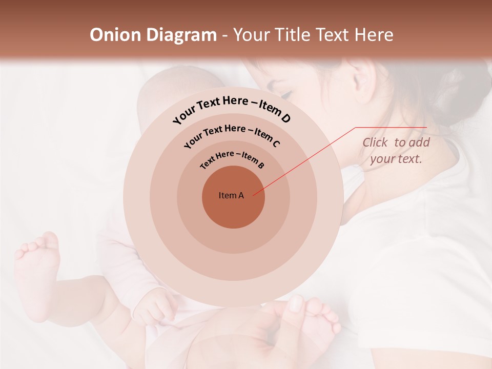 Looking Mama Childhood PowerPoint Template