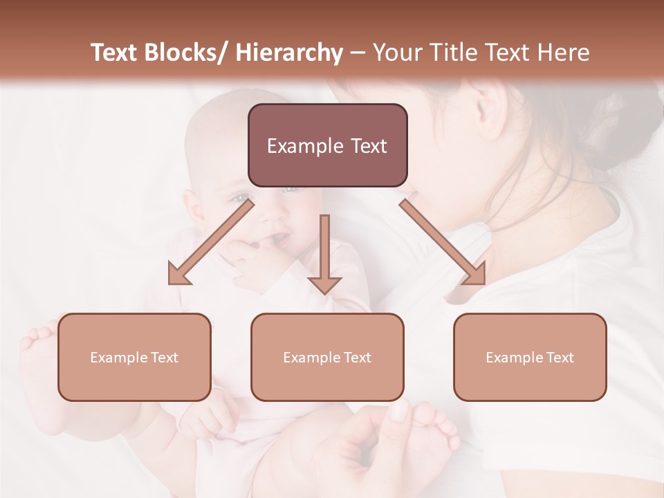 Looking Mama Childhood PowerPoint Template