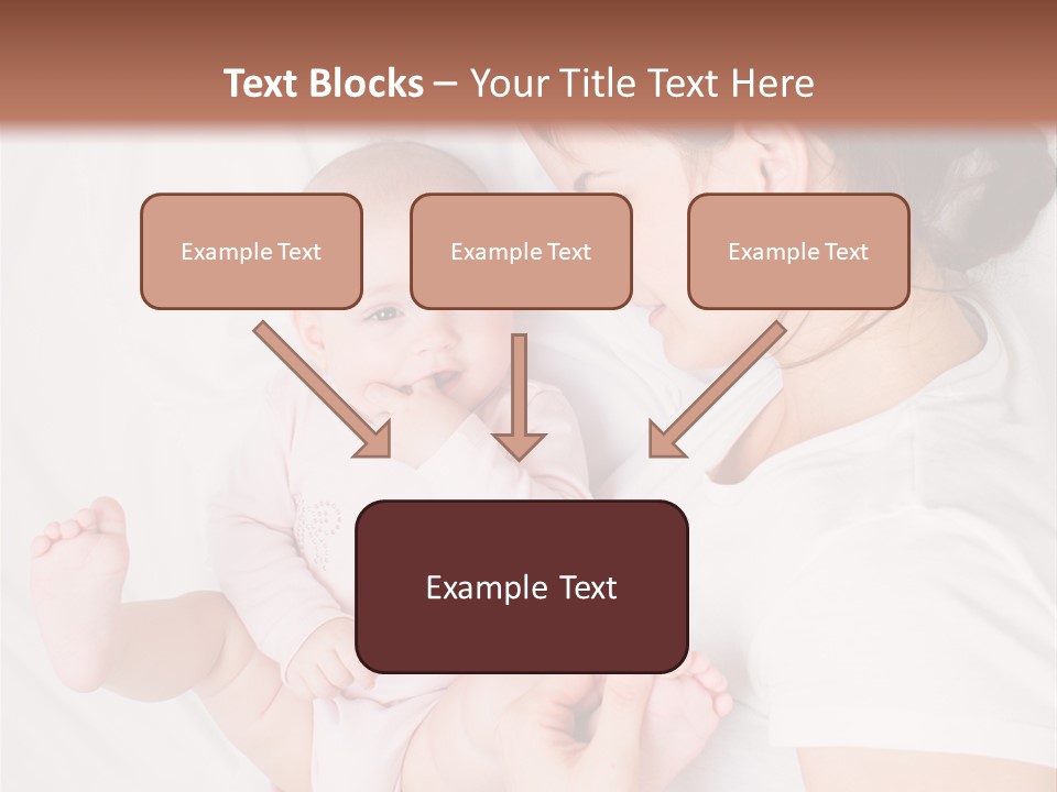 Looking Mama Childhood PowerPoint Template
