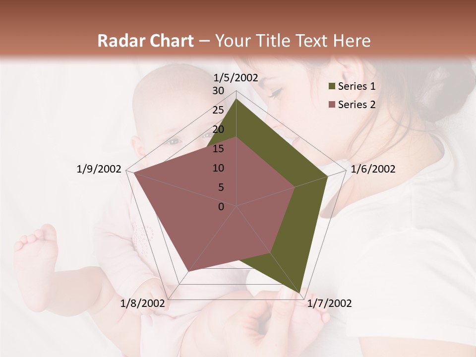 Looking Mama Childhood PowerPoint Template