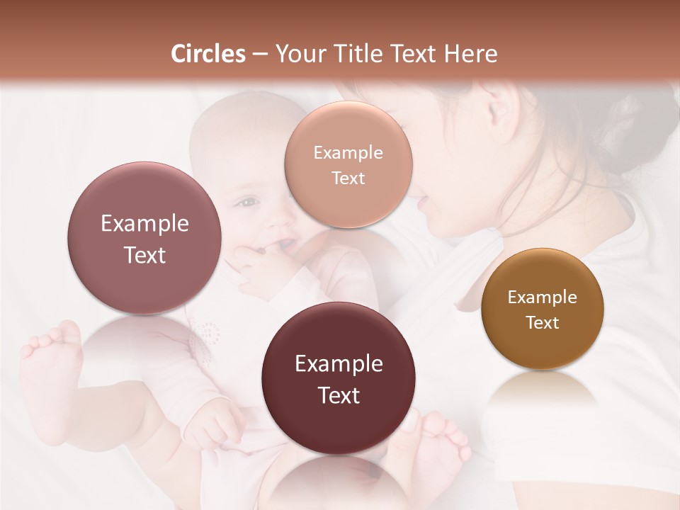 Looking Mama Childhood PowerPoint Template