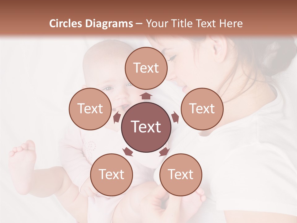 Looking Mama Childhood PowerPoint Template