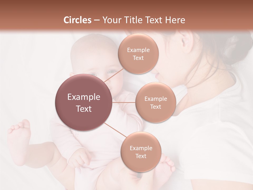 Looking Mama Childhood PowerPoint Template