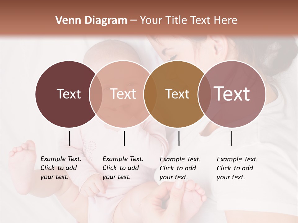 Looking Mama Childhood PowerPoint Template