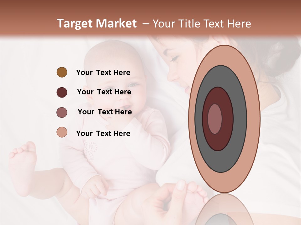 Looking Mama Childhood PowerPoint Template