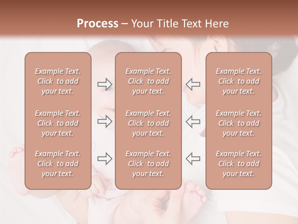 Looking Mama Childhood PowerPoint Template