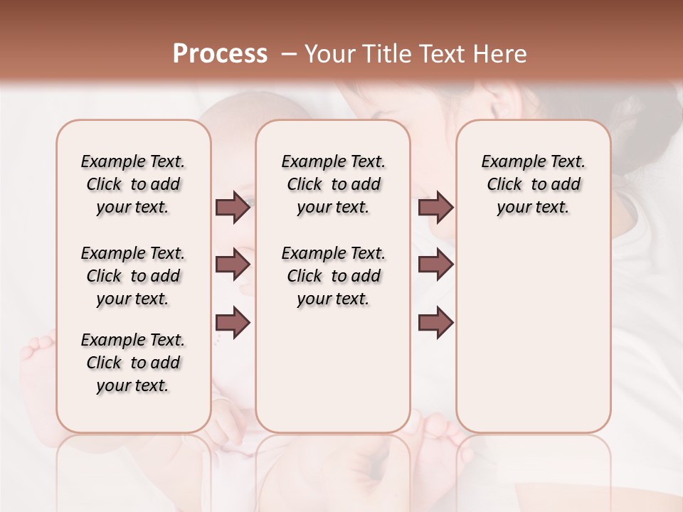 Looking Mama Childhood PowerPoint Template