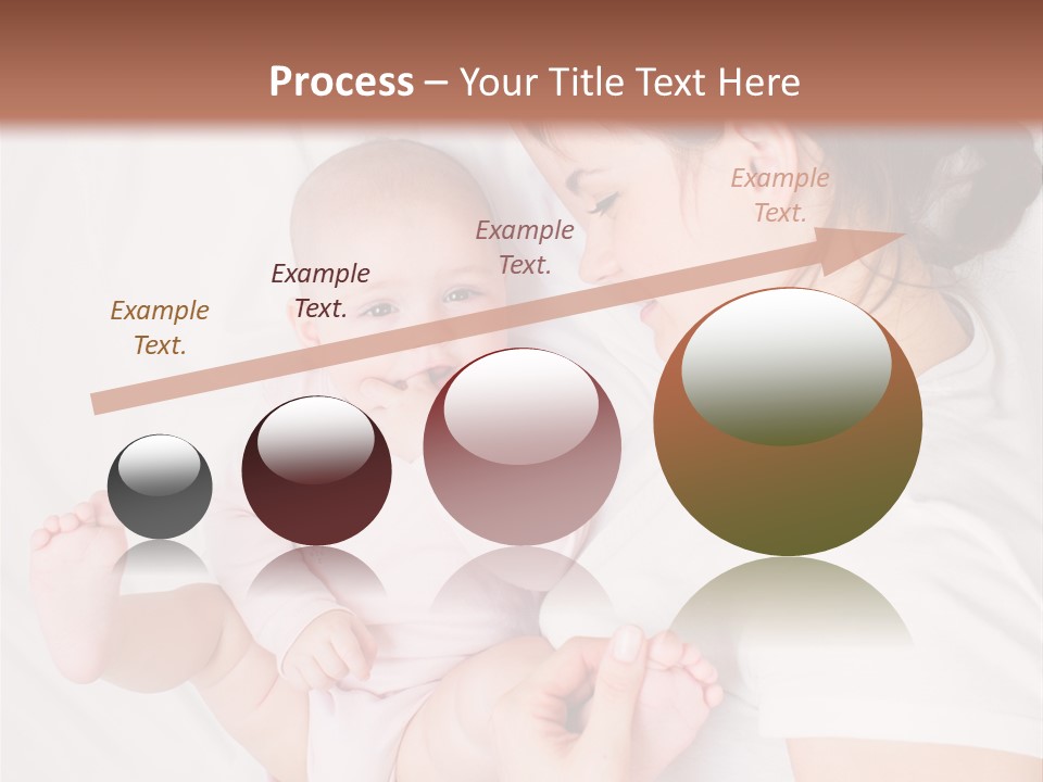 Looking Mama Childhood PowerPoint Template