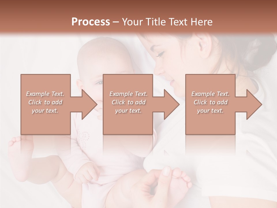 Looking Mama Childhood PowerPoint Template
