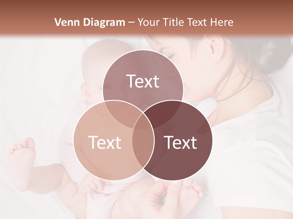 Looking Mama Childhood PowerPoint Template