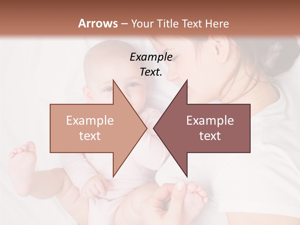 Looking Mama Childhood PowerPoint Template