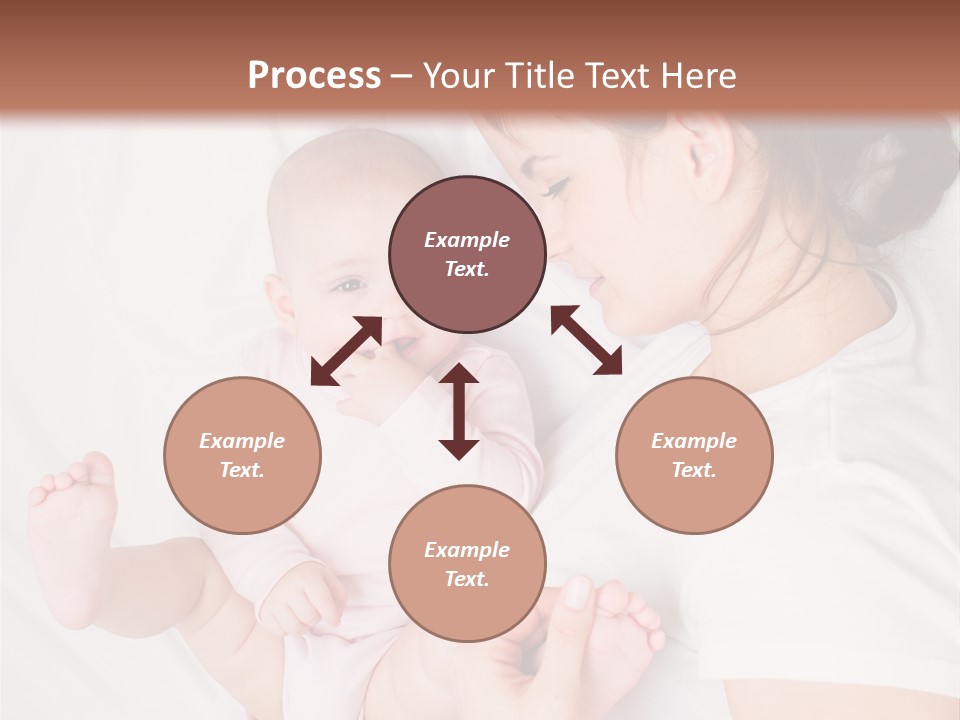 Looking Mama Childhood PowerPoint Template