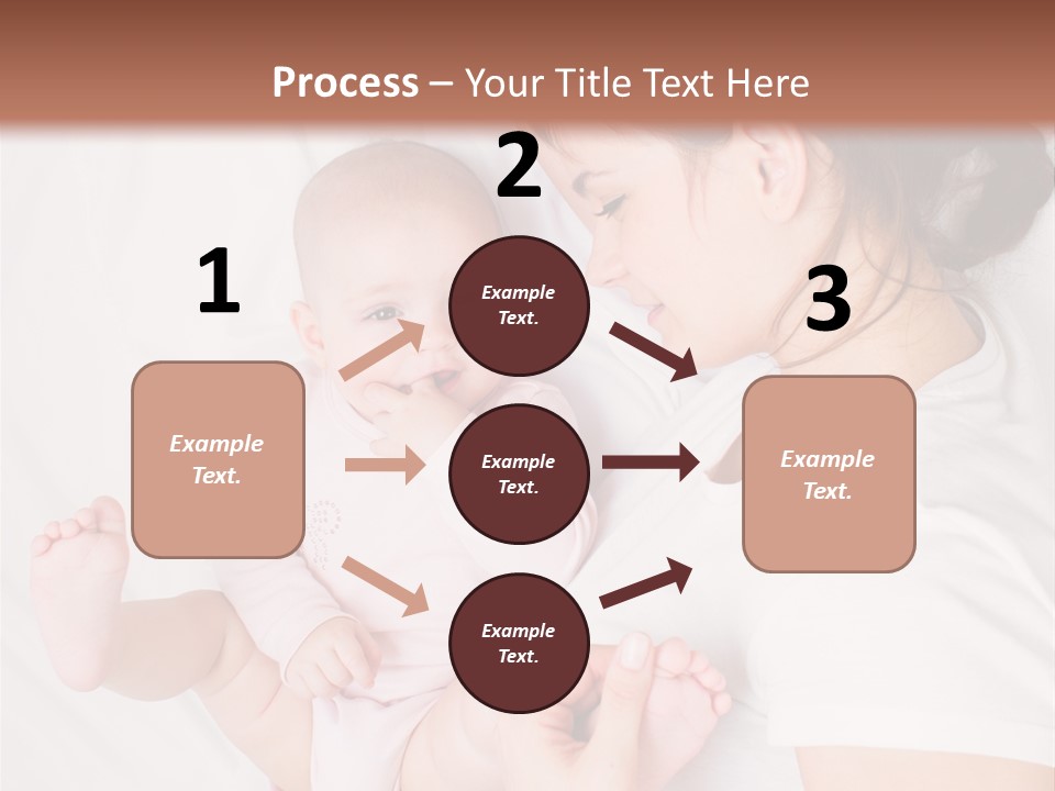 Looking Mama Childhood PowerPoint Template
