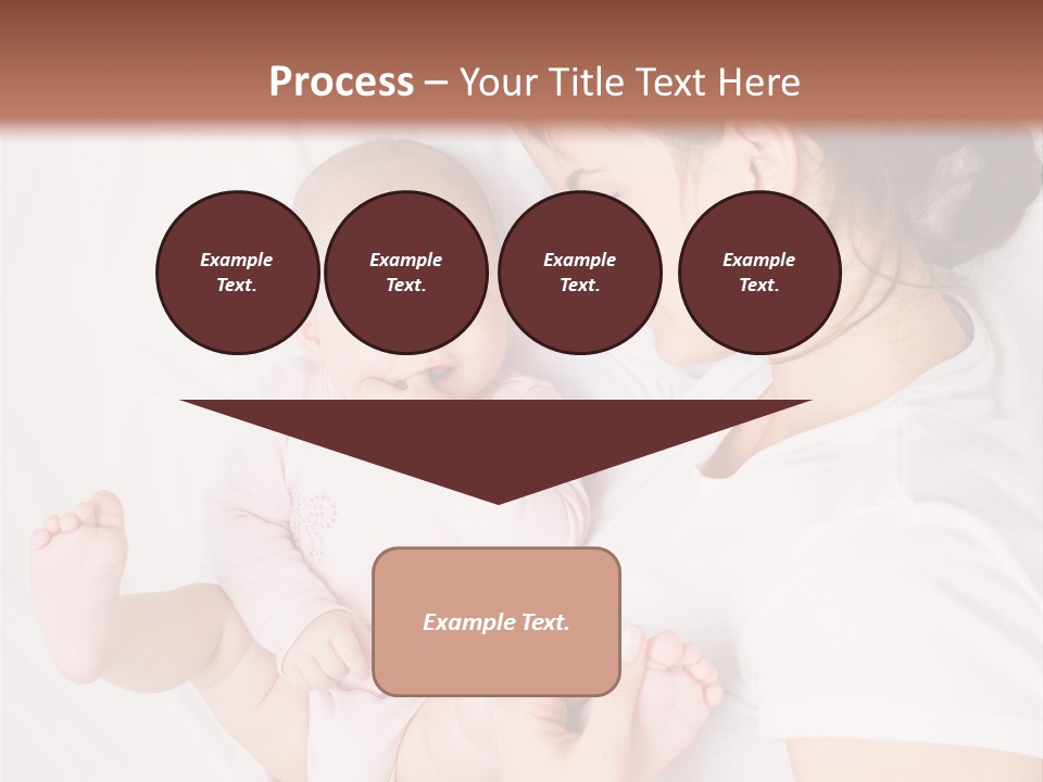 Looking Mama Childhood PowerPoint Template