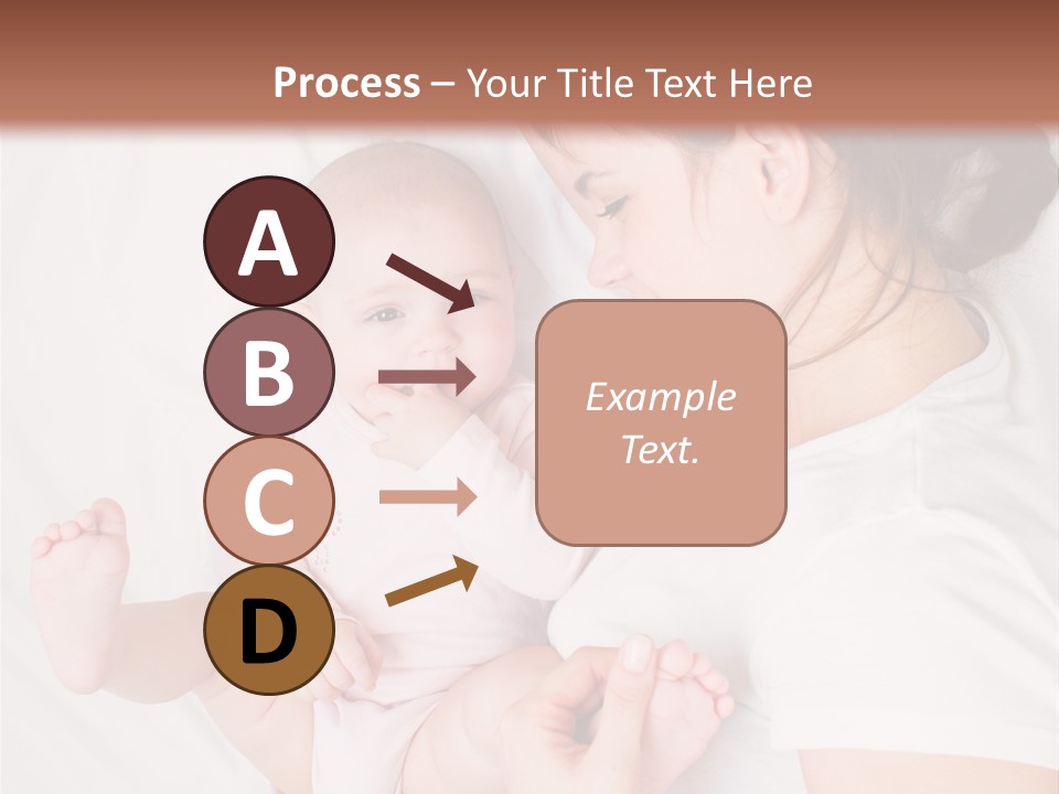 Looking Mama Childhood PowerPoint Template