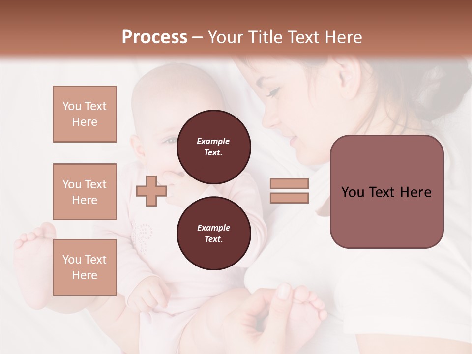 Looking Mama Childhood PowerPoint Template