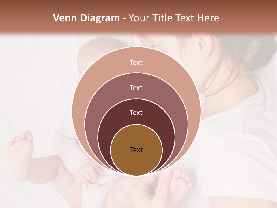 Looking Mama Childhood PowerPoint Template