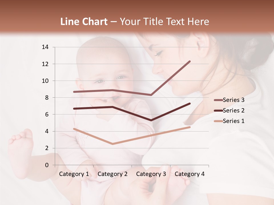 Looking Mama Childhood PowerPoint Template