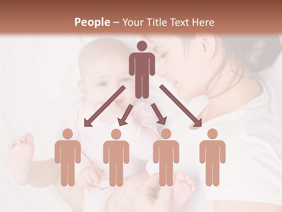 Looking Mama Childhood PowerPoint Template