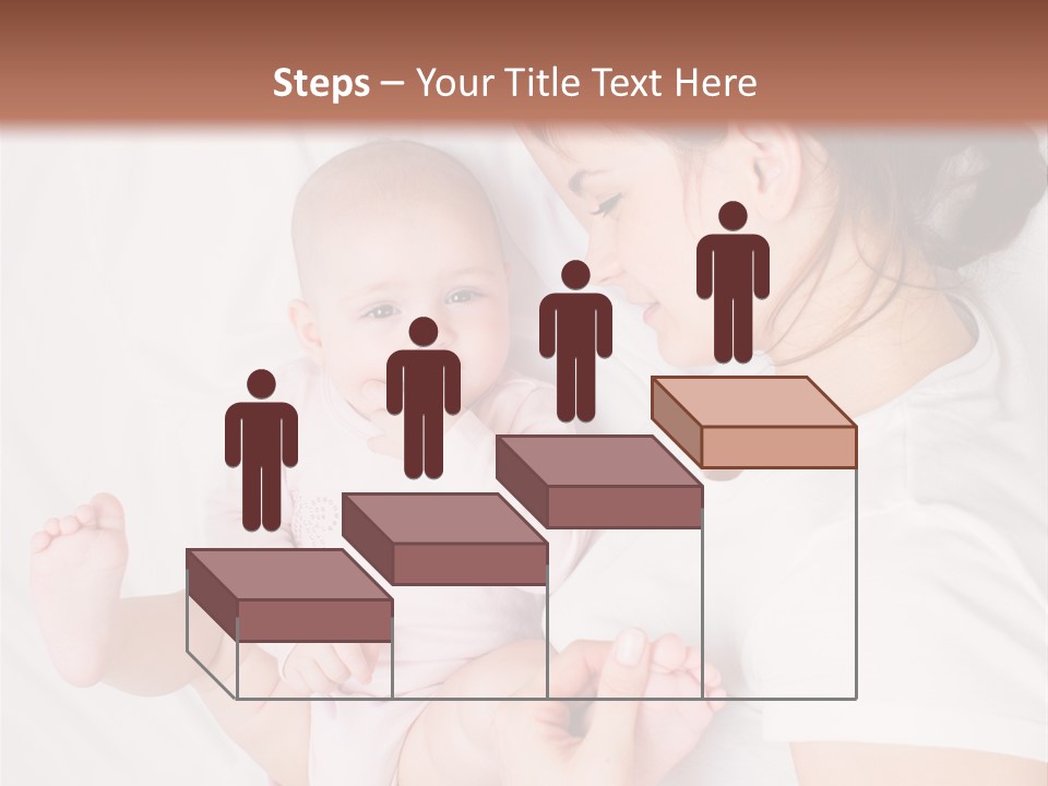 Looking Mama Childhood PowerPoint Template