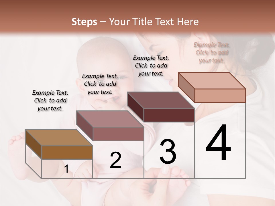 Looking Mama Childhood PowerPoint Template