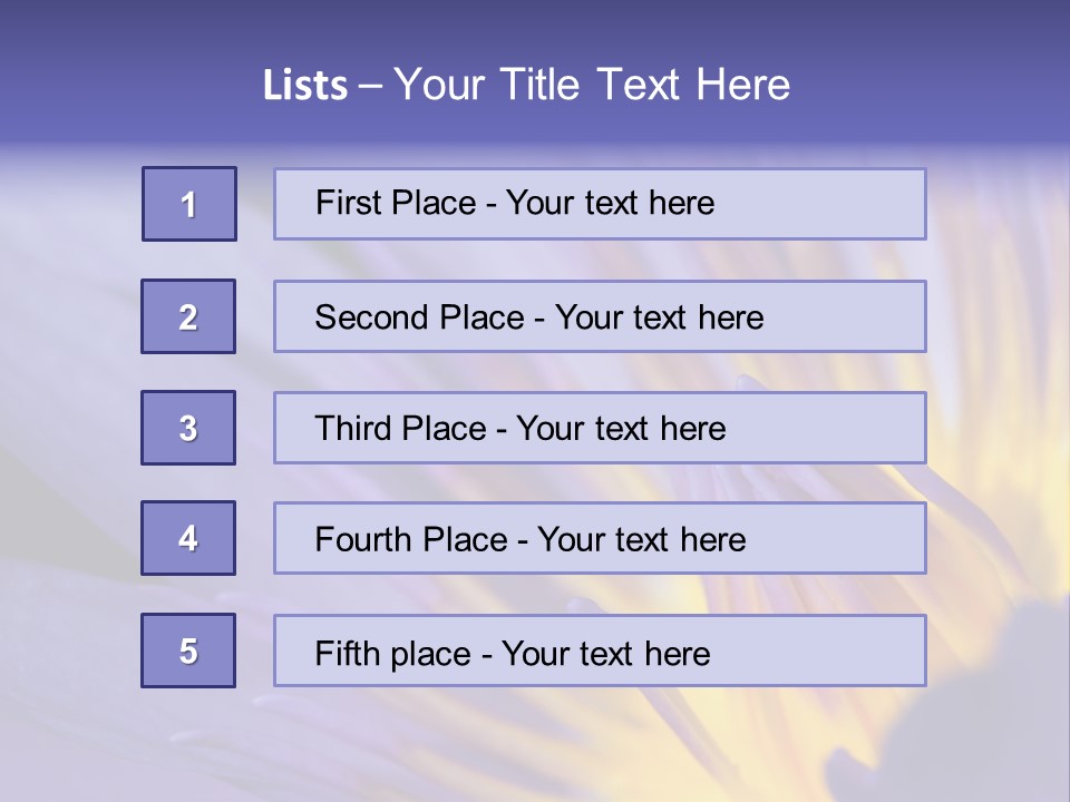 Floral Sign Flora PowerPoint Template