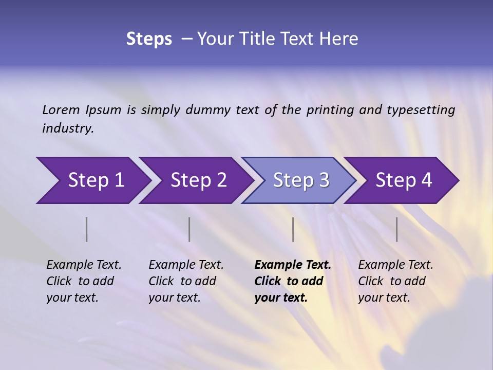 Floral Sign Flora PowerPoint Template