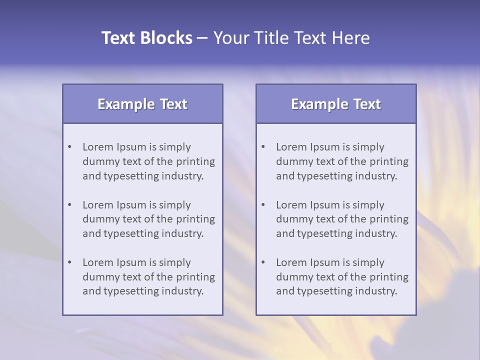Floral Sign Flora PowerPoint Template