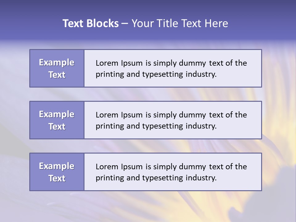 Floral Sign Flora PowerPoint Template