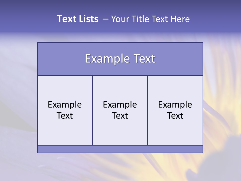 Floral Sign Flora PowerPoint Template