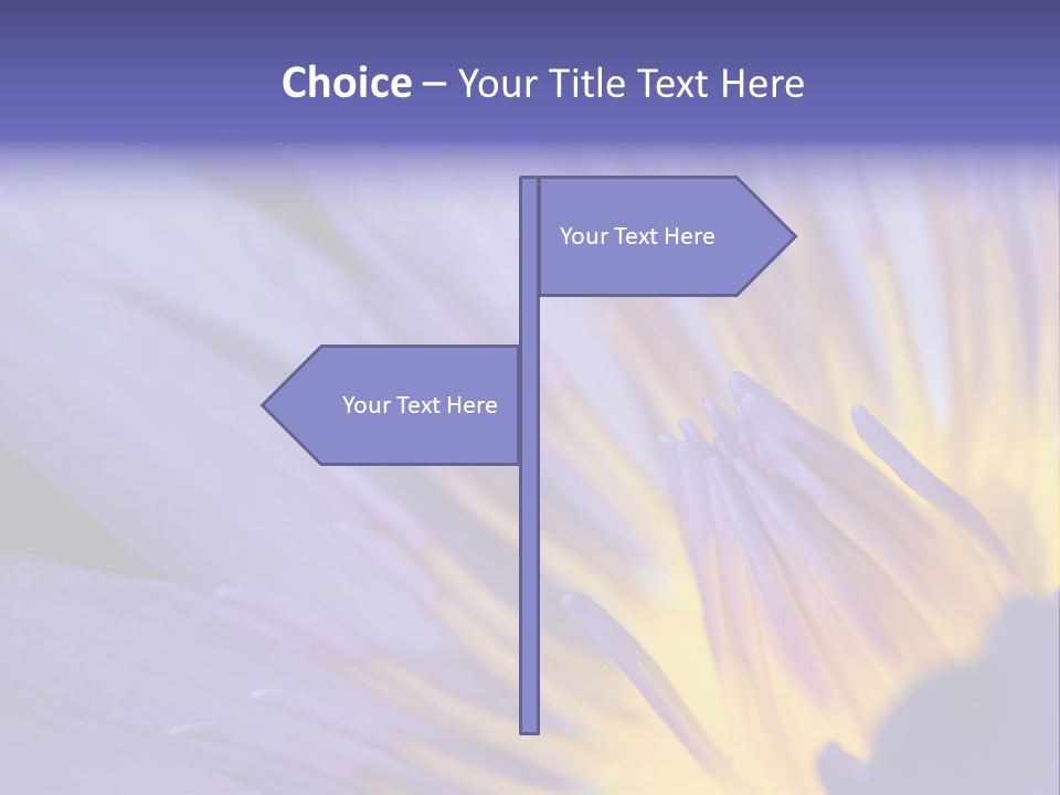 Floral Sign Flora PowerPoint Template