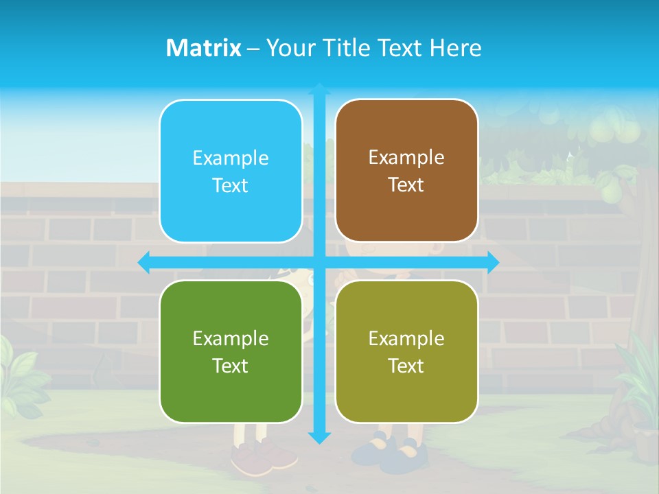 Color Kids Pears PowerPoint Template