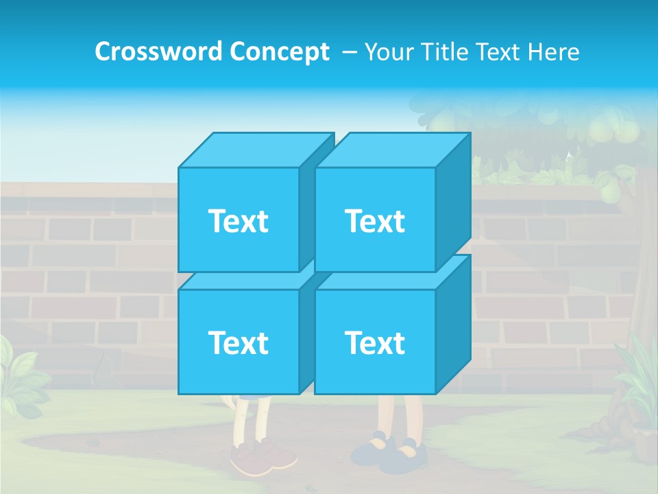 Color Kids Pears PowerPoint Template