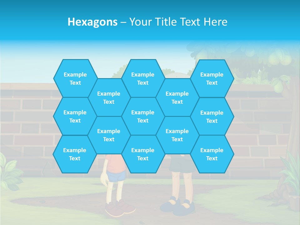 Color Kids Pears PowerPoint Template