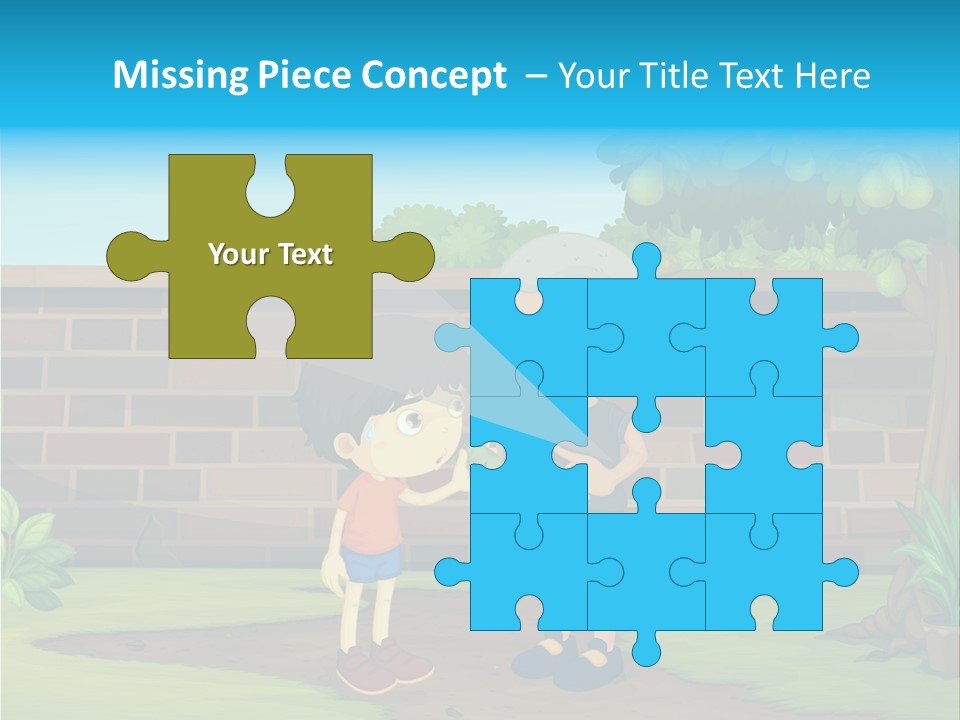 Color Kids Pears PowerPoint Template