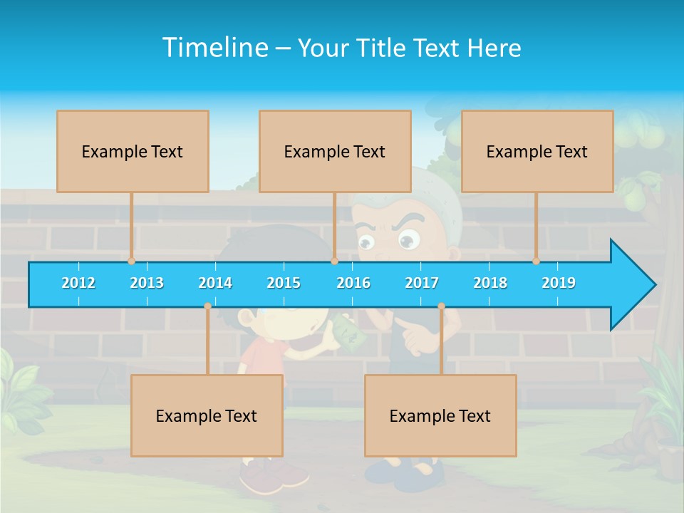 Color Kids Pears PowerPoint Template