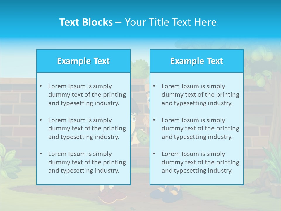 Color Kids Pears PowerPoint Template