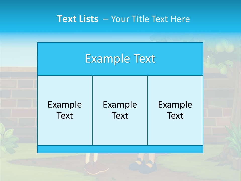 Color Kids Pears PowerPoint Template