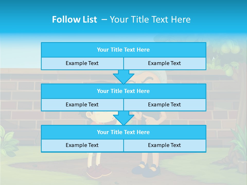 Color Kids Pears PowerPoint Template