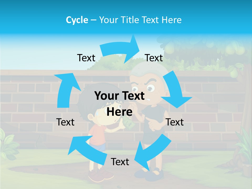 Color Kids Pears PowerPoint Template