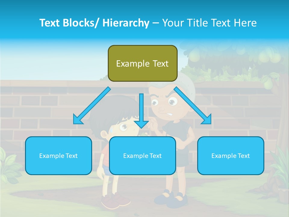 Color Kids Pears PowerPoint Template