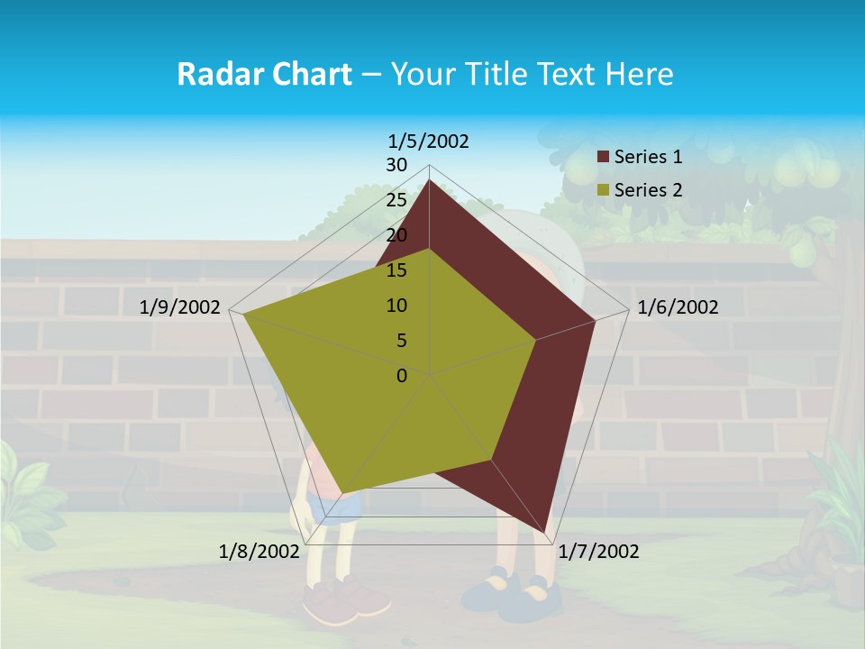 Color Kids Pears PowerPoint Template