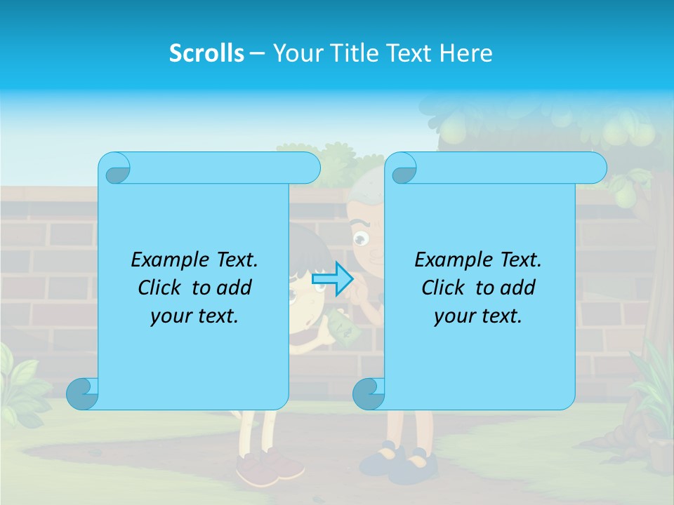 Color Kids Pears PowerPoint Template