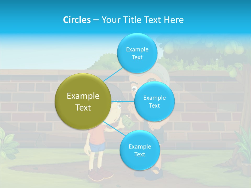 Color Kids Pears PowerPoint Template