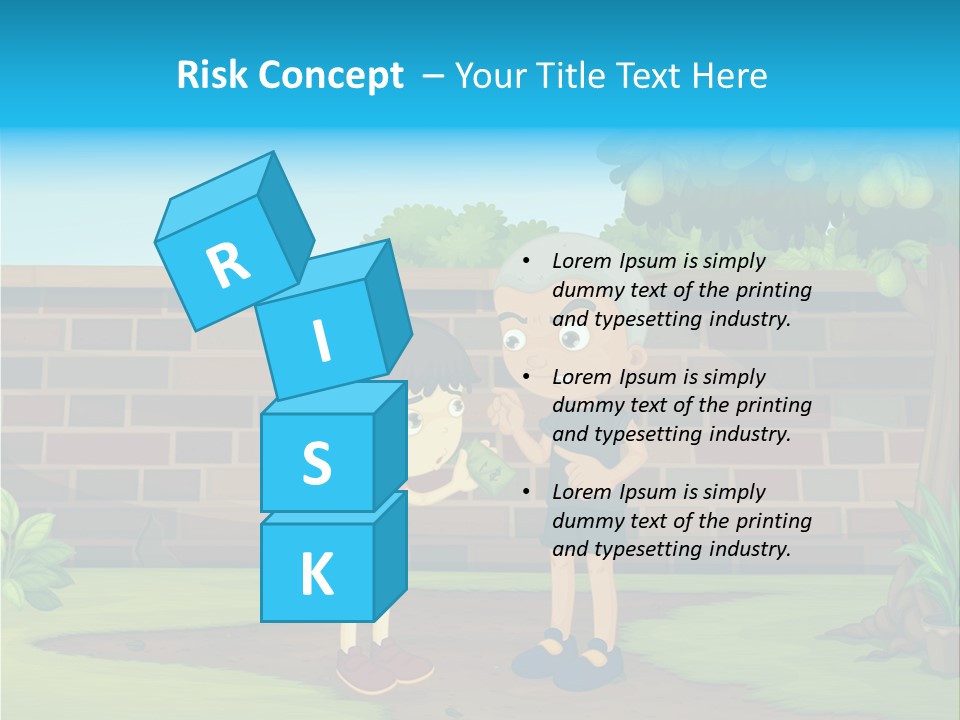 Color Kids Pears PowerPoint Template